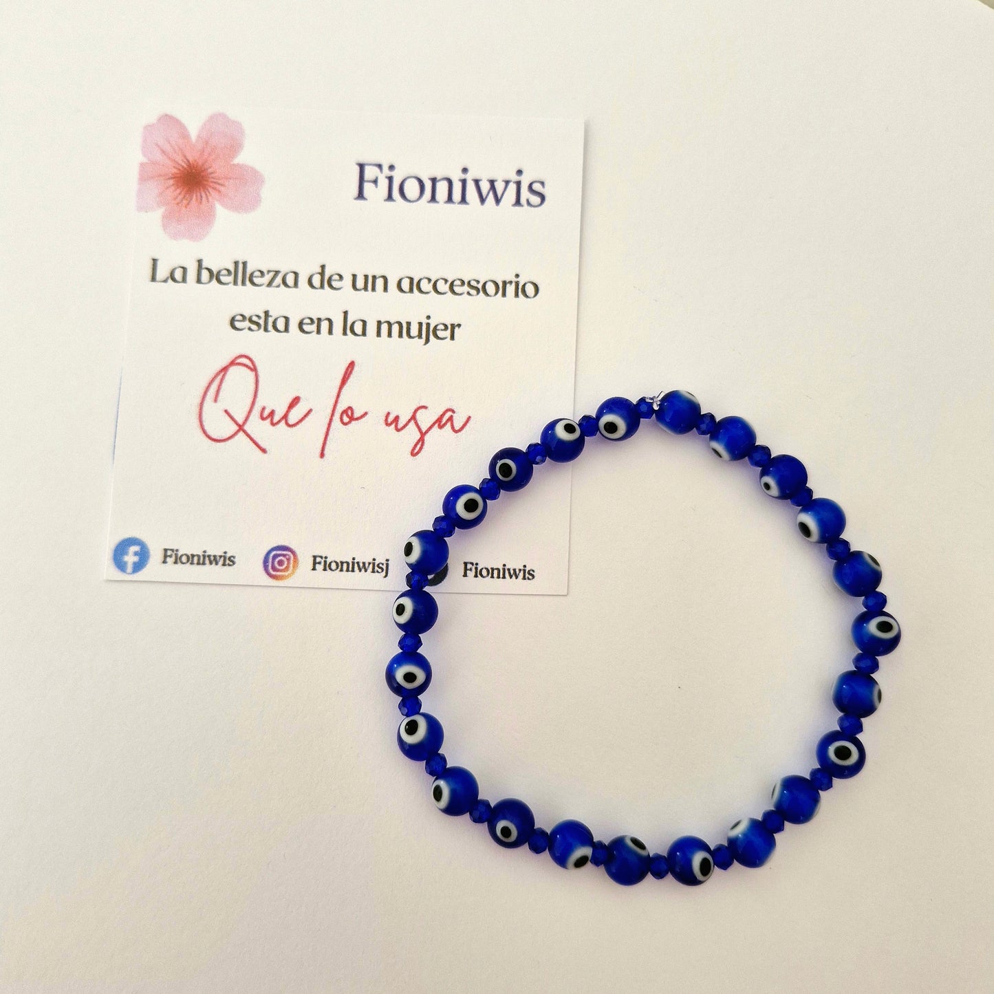 Pulsera Ojos Cristal