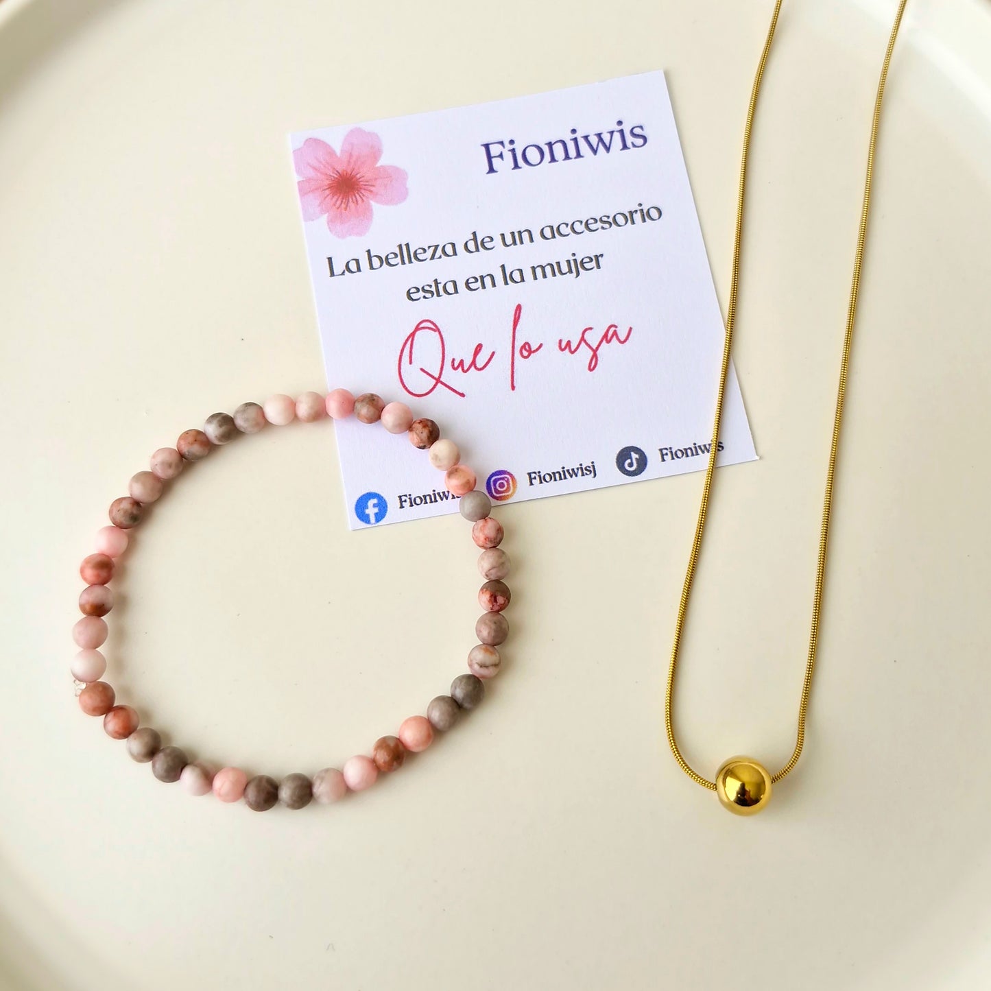 Pulsera Ópalo Rosa