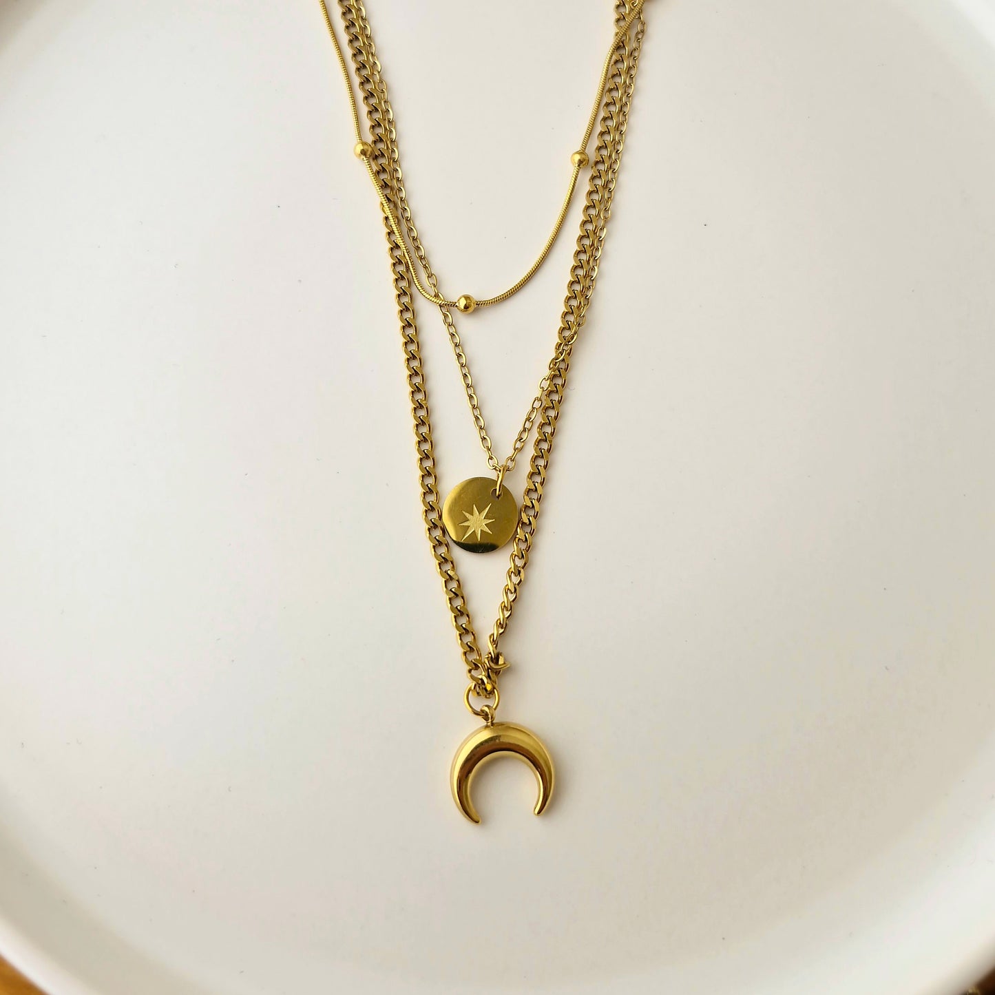 Collar Luna triple