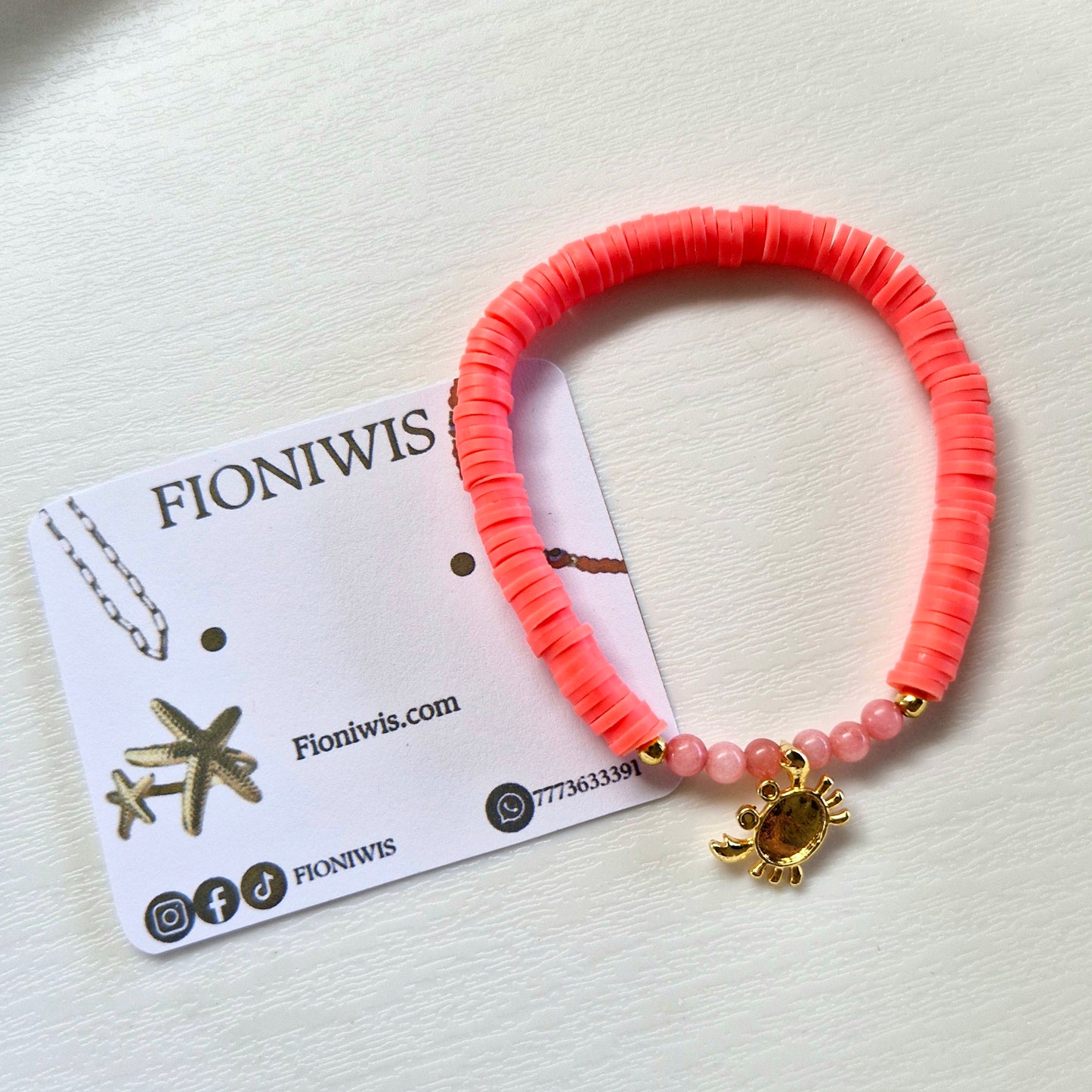 Pulsera de Arcilla Cangrejo