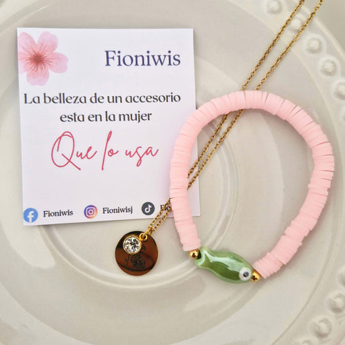 Pulsera Arcilla Pez