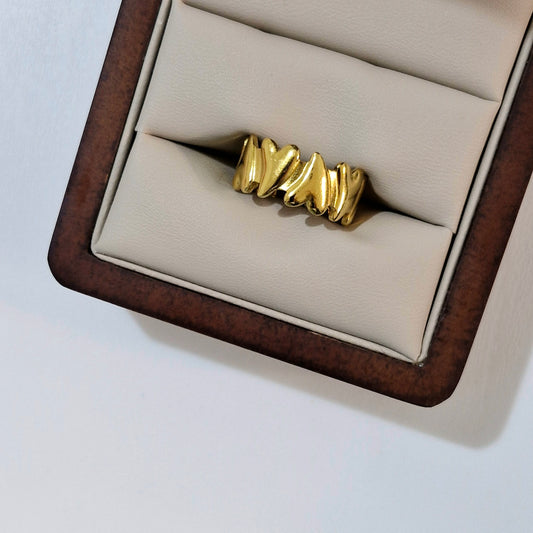 Anillo Corazón Chunky