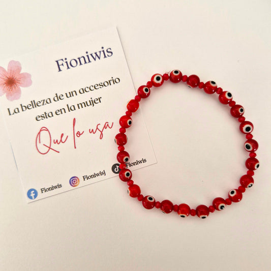 Pulsera Ojos Cristal