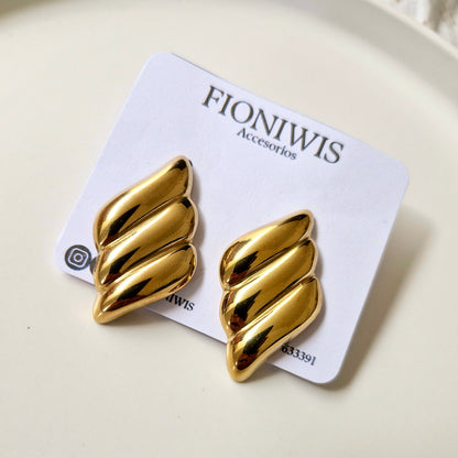Aretes Alas Dorado