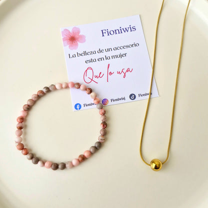 Pulsera Ópalo Rosa