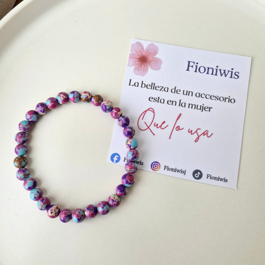 Pulsera Jaspe Turquesa