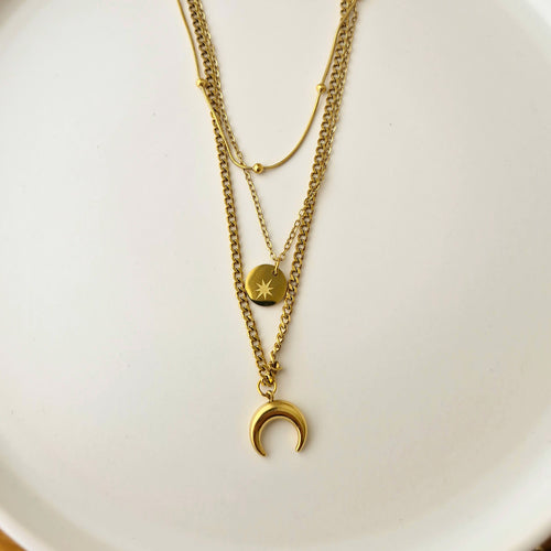 Collar Luna triple