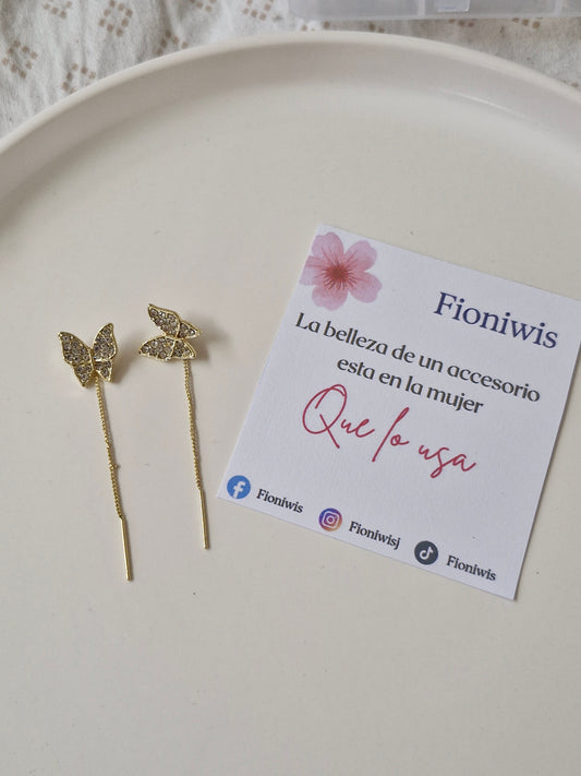 Aretes Mariposa
